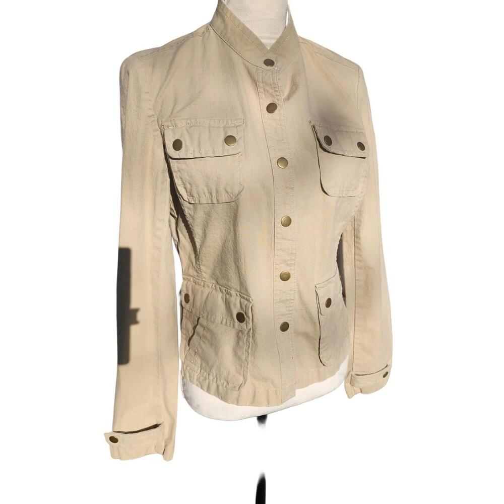 Context. Khaki Colored Blazer/Jacket w/ Pockets. Size: 8